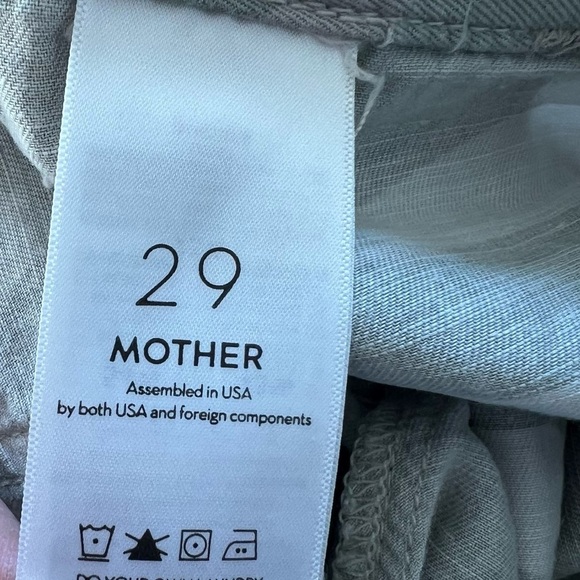 MOTHER The Shaker Chop Crop Fray Pant Desert Camo Print Casual Women’s 29 - Picture 10 of 12